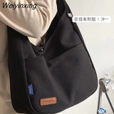 Weiyinxing Design Versatile Bag College Student Class Single Shoulder Bags Large Capacity Tote Bag 418-2