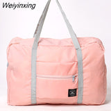 Weiyinxing New Nylon Foldable Travel Bags Unisex Large Capacity Bag Luggage Women WaterProof Handbags Men Travel Bags
