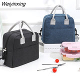 Weiyinxing Large Shoulder Cooler Bags Portable Lunch Bag For Women Fridge Bag Zipper Thermal Bag Lunch Box Tote Food Picnic Beach Bag