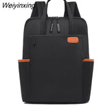 Weiyinxing Women Business Backpack Female Fashion Oxford Student School Backpacks Laptop Bag Casual Travel Backpack New Mochila