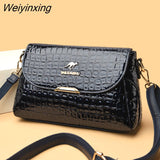 Weiyinxing Patent Leather Women's Bag Fashion Shoulder Crossbody Bags for Women 2023 Designer Handbag Large Capacity Female Tote Sac