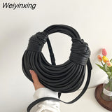 Weiyinxing trend New Line Bundle Clutch Bag For Female High Quality Women's Handbag and Purse Designer Shoulder Bag Senior Hobos