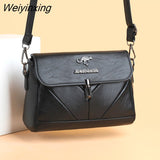 Weiyinxing Female Square Tote bag 2023 Fashion New High quality PU Leather Women's Designer Handbag Travel Shoulder Messenger Bag