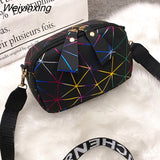 Weiyinxing Mini Zipper Crossbody Bags for Women 2023 PU Leather Shoulder Messenger Bag for Girl Handbag Ladies Small Phone Purse