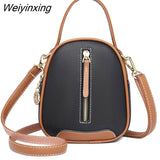 Weiyinxing Women's Bag 2023 Trend Small Messenger Crossbody Shoulder Bag Leather Luxury Brand Portable Lady Mobile Phone Handbag Purse 0409