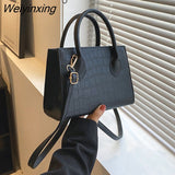 Weiyinxing New Square Crossbody Bags For Women Fashion Handbags And Purses Ladies Shoulder Bag Small Top Handle Bags Women's Totes