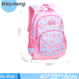 Weiyinxing Big Capacity Children School Bags For Teenagers Girls Backpack Waterproof Durable And Breathable School Backpack Mochila