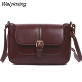 Weiyinxing Vintage Small Flap Messenger Bag Bags PU Leather Women Shoulder Crossbody Bag Bags 2023 NEW Women's Handbags Purses