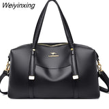 Weiyinxing Women Soft Leather Shoulder Bags Luxury Women's Bag High Quality Ladies Handbag Fashion Female Messenger Bag Large Tote Sac