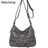 Weiyinxing Quality Soft Leathe Women Handbags Women's Bag Designer Fashion Women Shoulder Bag Luxury Female Messenger Bag Ladies Totes