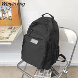 Weiyinxing Large Capacity Teenagers Students Backpack Junior And High School Sashion Boys Girls Schoolbag Waterproof Travelling Bag 0409