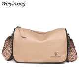 Weiyinxing Leather Bag Luxury Women's Handbags Bag for Woman 2023 Female Clutch Phone Bags Shoulder Bag Crossbody Messenger Pack