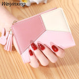 Weiyinxing Wallets Zipper Coin Purse Lady Long Short Purses Handbags Women Clutch Cards Holder PU Leather Moneybag Billfold Wholesale