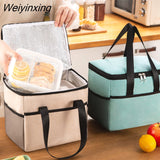 Weiyinxing Portable Lunch Bag Cationic Large Thermal Insulation Bag Ice Bag Thickened Large-capacity Lunch Box Bag Picnic Bag