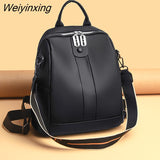 Weiyinxing Quality Youth Leather Backpacks For Teenage Girls Female School Shoulder Bag Bagpack mochila The New Fashion Women Backpack