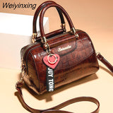 Weiyinxing Design Handbag Shoulder Bag Top Quality PU Leather Women Handbags Crocodile Tote Bag Fashion Female Crossbody Bags Purse 0409