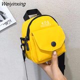 Weiyinxing Small Crossbody Bags For Women 2023 Mini Canvas Shoulder Messenger Bag For Girl Circular Ladies Phone Purse
