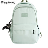 Weiyinxing Girl Boy Laptop Student Backpack New Female Men Travel Book Bag Male Women Nylon College Backpack Fashion Lady School Bag