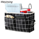 Weiyinxing Cosmetics Makeup Organizer Cotton Storage Bag With Pockets Hanging Organizer For Bathroom Remote Control Pouch Box