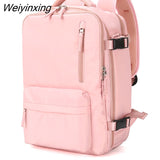 Weiyinxing Backpack Women's Large Capacity Multi-Function Luggage Backpack Lightweight Waterproof Bagpack Travel Bag Dry Wet Pocket