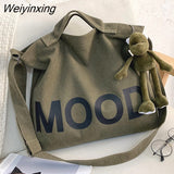 Weiyinxing Bag High Capacity Women's Handbags Shoulder Bags Designer Literary Simplicity Totes Bags Women Crossbody Bags Bolso Mujer
