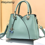 Weiyinxing Brand Handbags for Women Luxury Designer Tote Bags Pu Leather Shoulder Crossbody Bags Women's Hand Messenger Bags