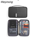 Weiyinxing Travel Wallet Family Passport Holder Creative Waterproof Document Case Organizer Travel accessories Document Bag Cardholder