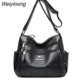 Weiyinxing Handbags Women Bag Designer Crossbody Large Capacity Female Shoulder Bag Fashion Brand Soft Ladies Leather Messenger Bags