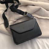 Weiyinxing Flap Crossbody Bags for Women PU Leather Small Square Bag Clutches Casual Shoulder Messenger Bag Small Handbags
