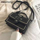 Weiyinxing Female Casual Tote Bag 2023 Fashion New High Quality Pu Leather Women's Designer Handbag Rivet Shoulder Messenger Bags