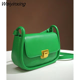 Weiyinxing Brand Women's Bag Klein Blue Crossbody Bags Fashion Design Underarm 2023 Trend Shoulder Bag Casual Purse Female Handbags