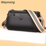 Weiyinxing Genuine Leather Fashion Women Shoulder Bag High Quality Brand Ladies Handbag First layer cowhide Women's Crossbody Tote Sac