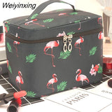Weiyinxing Women Cosmetics Makeup Bag Large Capacity Toilet Travel Bag Organizer Boxes Zipper Bag Beauty Makeup Pouch Waterproof