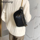 Weiyinxing Waist Bag Women Leather Fanny pack Luxury Brand Crossbody Chest pack Mini Waist Belt Bags Fashion Girl Phone Pack Purse 0409