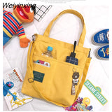 Weiyinxing Bag Female Student Messenger Versatile Single Shoulder Bag Large Capacity Handbag Portable And Versatile School Bag