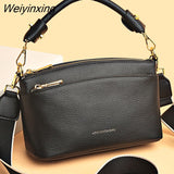 Weiyinxing Leather Shoulder Crossbody Bag For Women 2023 High Quality Cow Leather Women's Handbag Luxury Small Female Messenger Bag