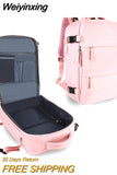 Weiyinxing Women's Travel Backpack Large Capacity Airplane Multi-Function Luggage Lightweight Waterproof Notebook Bagpacks Women Sports Bag