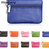 Weiyinxing New Women Genuine Leather Coin Purse Female Wallets Women Zipper Coin Purses Children Storage Pocket Bags Pouch #C