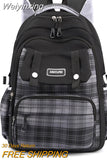 Weiyinxing Waterproof Nylon Student Backpack Fashion School Bags for Teenage Girls Boys Ladies Casual Travel Laptop Rucksack