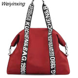 Weiyinxing fashion European and American versatile lightweight one-shoulder nylon large-capacity messenger portable travel bag