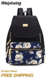 Weiyinxing Women Nylon Backpacks Fashion Shoulder Bags Female Backpack Ladies Travel Backpack School Bags For Girls