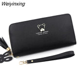 Weiyinxing for Women Kawaii Large Wallet Luxury Designer Lady Wallet Pink Purse Womens Wallet Big Women Leather Wallet Coin Purse