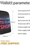 Weiyinxing Women Men Outdoor Walking Billboard Wifi Bags LED Display Screen Backpack Business Travel Laptop Bag Multi-function School Bag