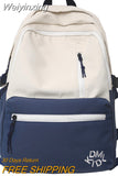 Weiyinxing Teenager High Capacity Book Bag Girl Travel Laptop Student Backpack Ladies Nylon College Fashion Women Leisure School Bag