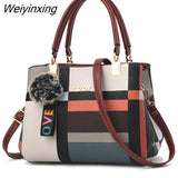 Weiyinxing YIDE Luxury Handbag Women Stitching Wild Messenger Bags Designer Brand Plaid Shoulder Bag Female Ladies Totes Crossbody Bags