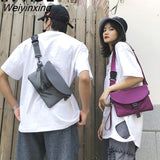 Weiyinxing YIDE 2023 Women Messenger Bags Ins Fashion Solid Color Chest Bag Female Buckle Min Square Bags Designer Shoulder Handbags