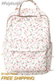 Weiyinxing Floral Laptop Student Bag Trendy Girl Print Cute Travel Book Backpack Fashion New Lady College Backpack Women School Bags