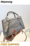 Weiyinxing Trendy Handbag Female Summer 2023 Fashion Motorcycle Style Crossbody Bag Advanced Texture Versatile Personality Shoulder Bag