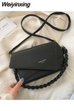 Weiyinxing Luxurious Solid Color Crossbody Bag Ladies 2023 Summer Fashion Texture Versatile Shoulder Bag for Women