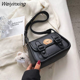 Weiyinxing Messenger Bag Cute Women Bag Cartoon Bear Kawaii Pu Leather Waterproof Messenger Bag Handbag Storage Bag Wallet